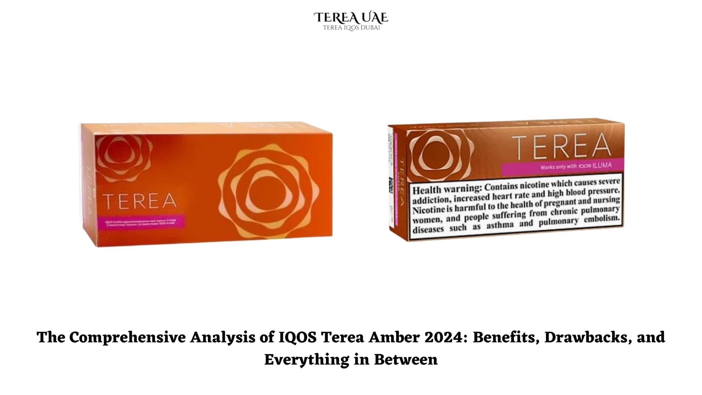 Presenting Innovation A Comprehensive Analysis of IQOS Terea Amber 2024